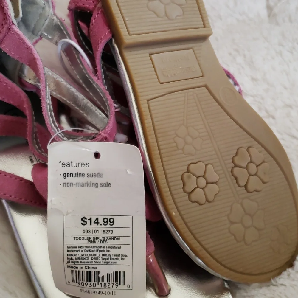 Toddler Suede Sandals NWT